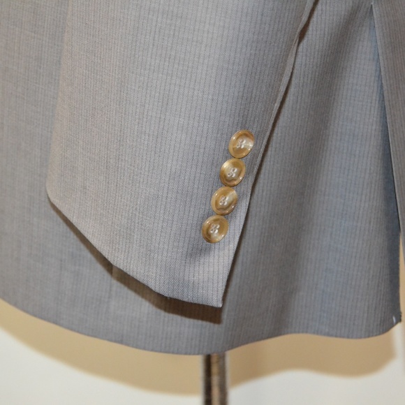 Kenneth Coles 46L Sport Coat Blazer Suit Jacket Gr - Picture 3 of 8